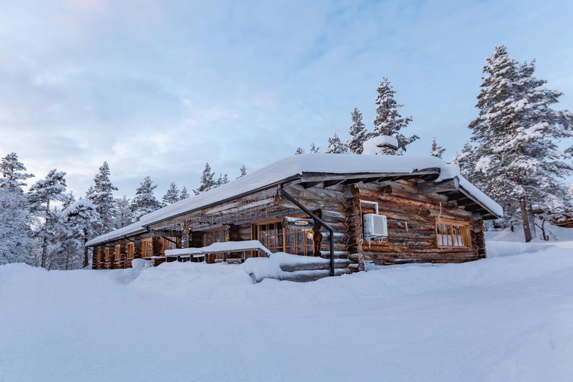 Kuukkeli Log Houses Aurora Resort Saariselka Bagian luar foto