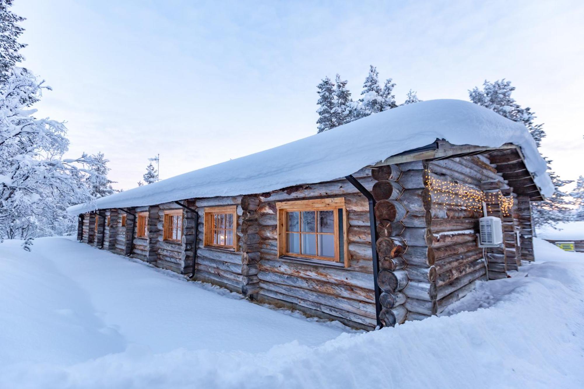 Kuukkeli Log Houses Aurora Resort Saariselka Bagian luar foto