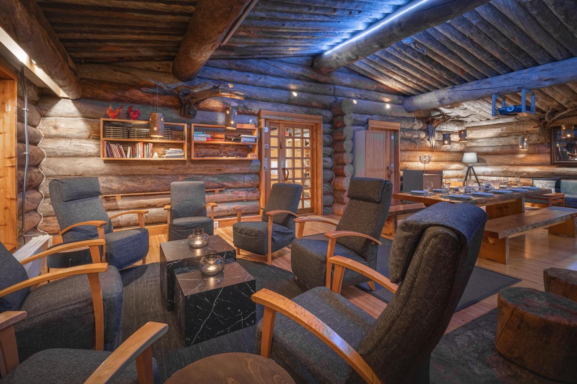 Kuukkeli Log Houses Aurora Resort Saariselka Bagian luar foto