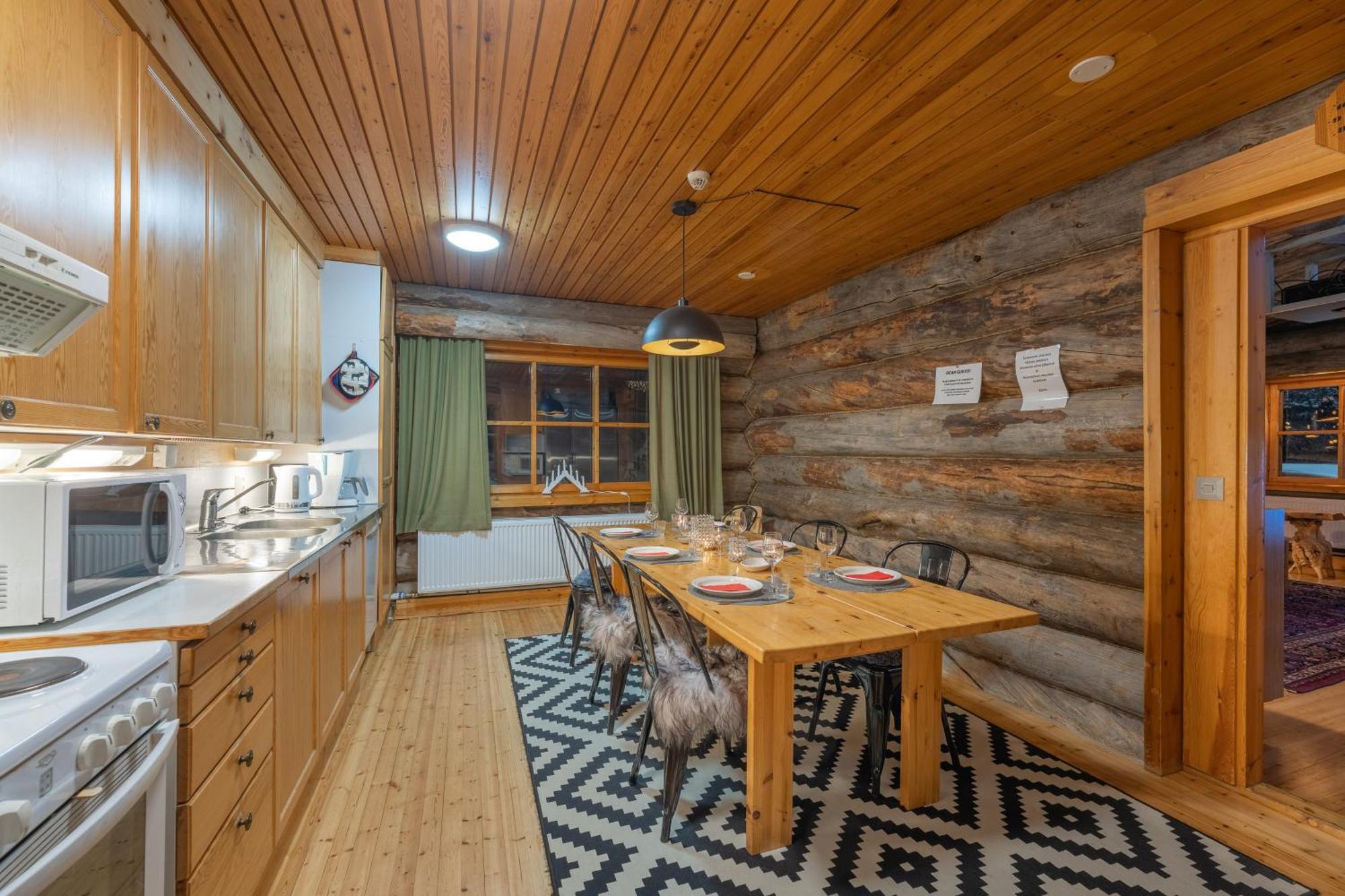 Kuukkeli Log Houses Aurora Resort Saariselka Bagian luar foto