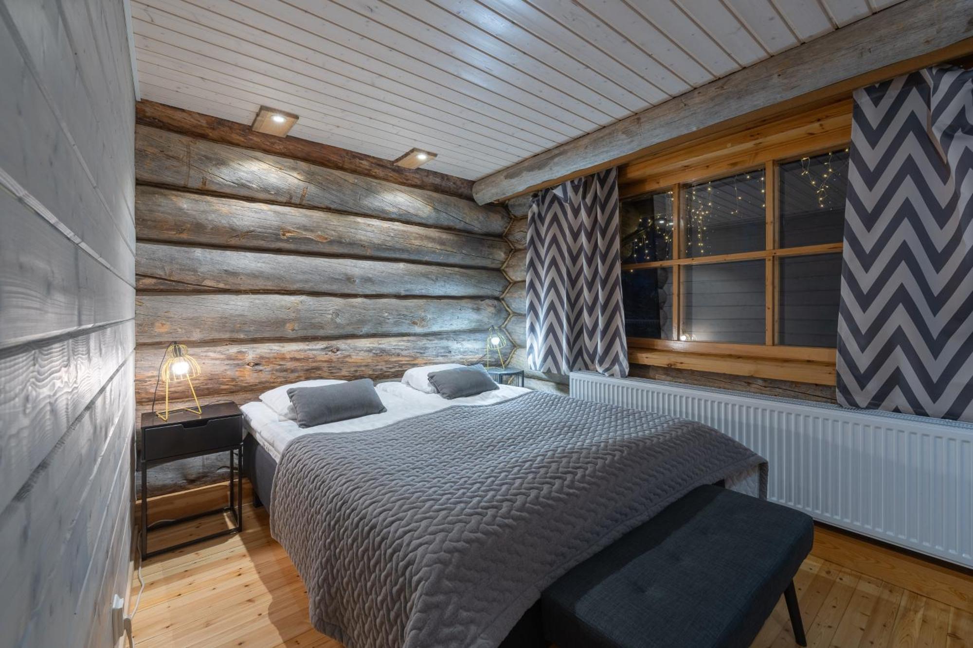 Kuukkeli Log Houses Aurora Resort Saariselka Bagian luar foto