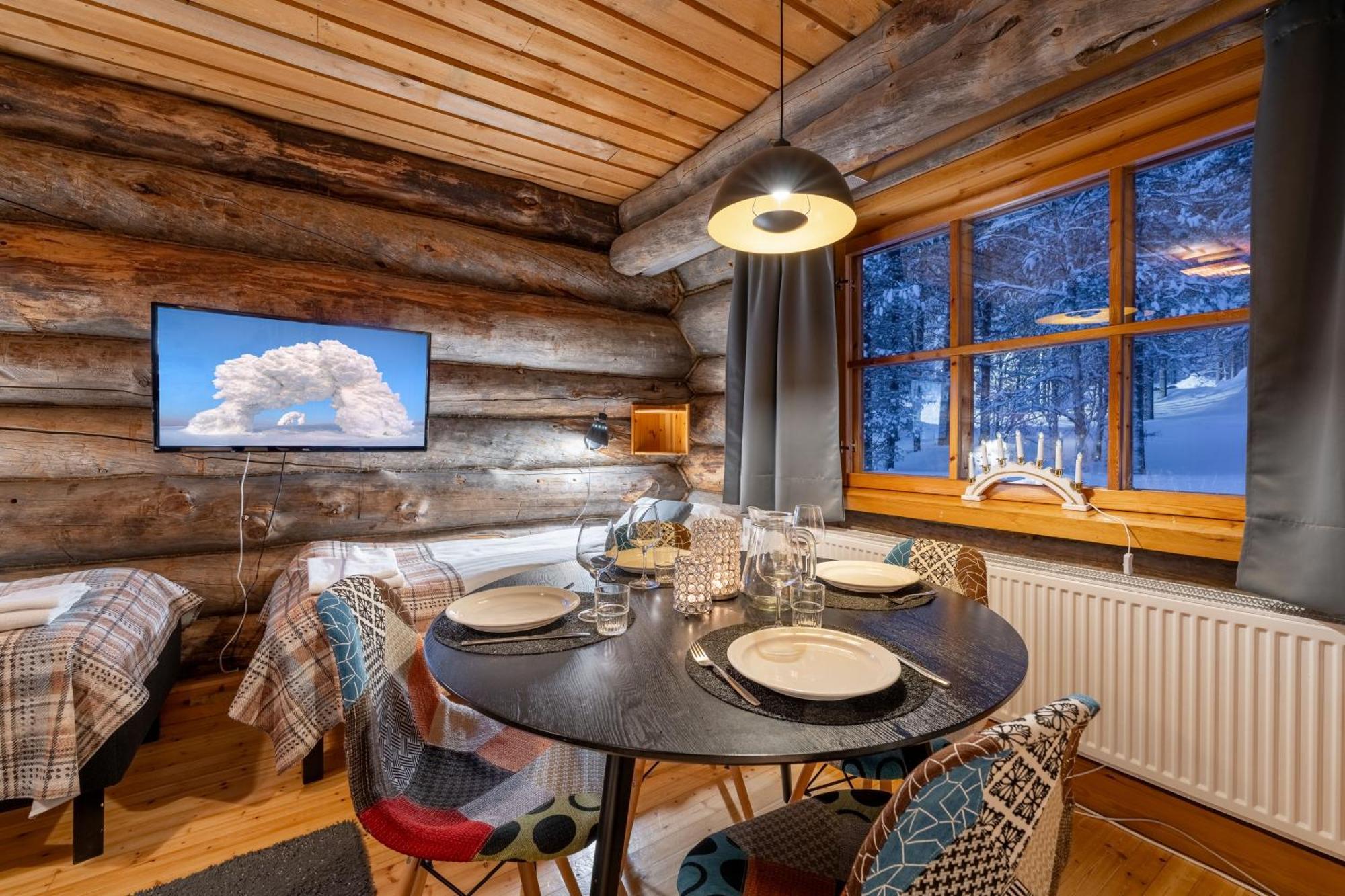 Kuukkeli Log Houses Aurora Resort Saariselka Ruang foto