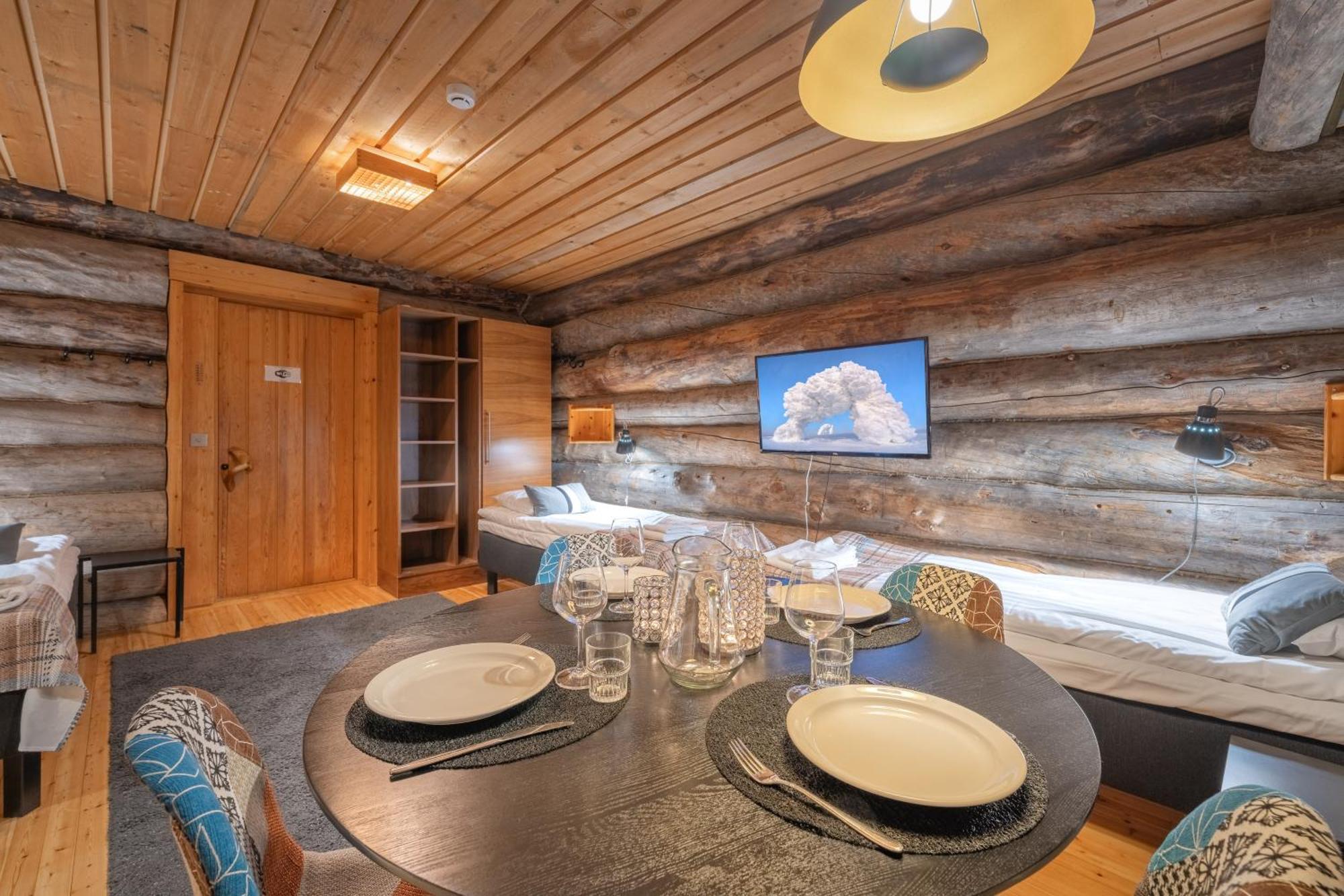 Kuukkeli Log Houses Aurora Resort Saariselka Ruang foto