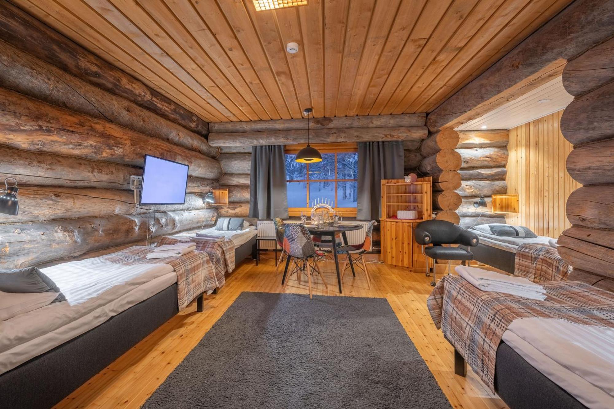Kuukkeli Log Houses Aurora Resort Saariselka Ruang foto